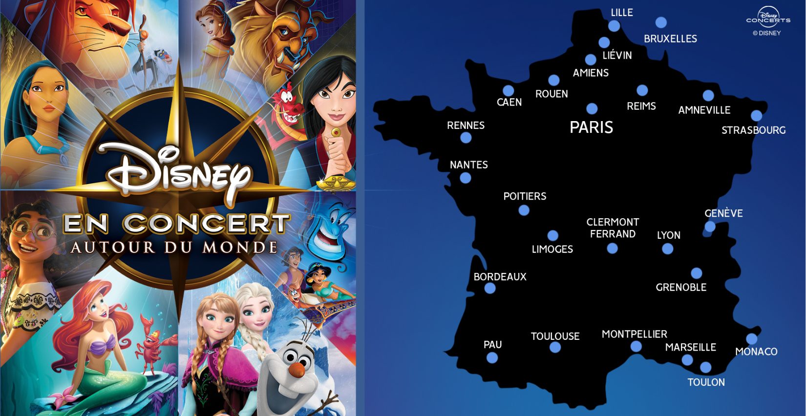 Disney en Concert : Autour du Monde” : un voyage musical à l'Arena Futuroscope