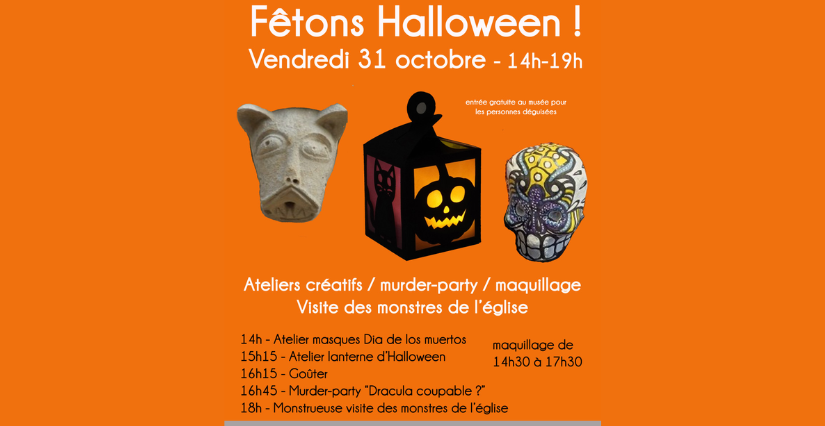 Animations d'Halloween au Musée archéologique de Civaux