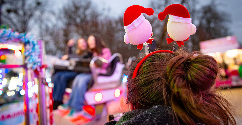 Fête foraine au Parc de Blossac à Poitiers 