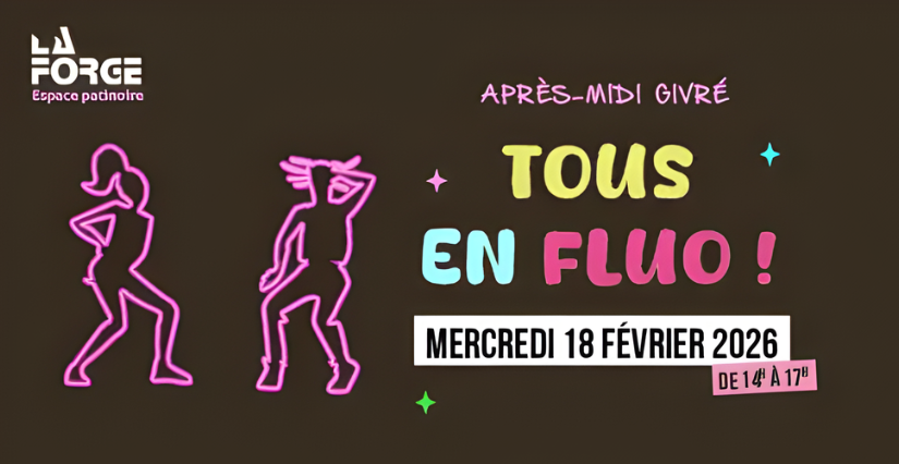 Après-midi Fluo à la patinoire de la Forge à Chatellerault (86)