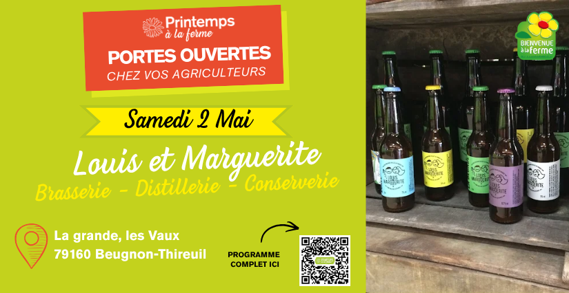 Journée portes ouvertes chez Louis et Marguerite avec Bienvenue à la ferme Deux-Sèvres