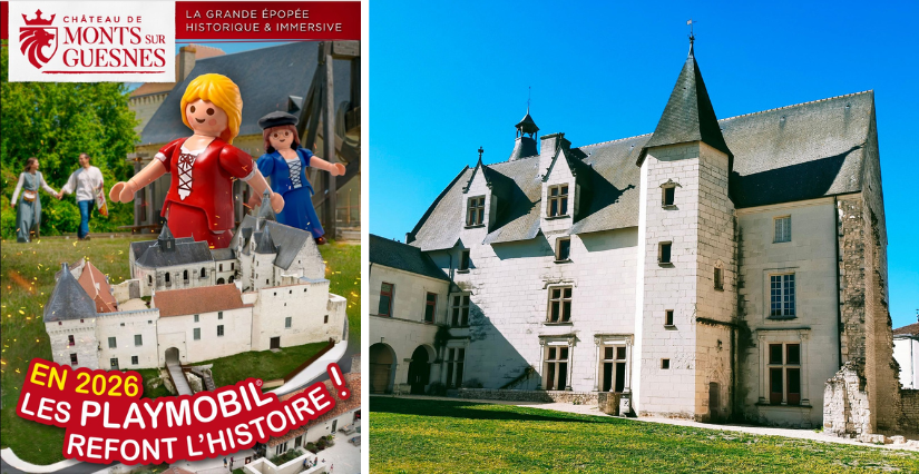 Visite en famille du Château de Monts sur Guesnes