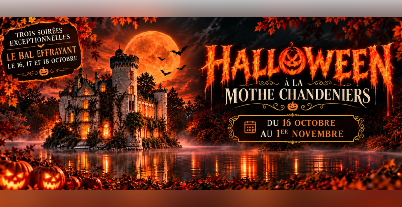 Halloween au château de la Mothe-Chandeniers 