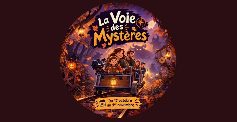 Balade des vacances de la Toussaint "La voie des Mystères" au Vélorail à Chauvigny