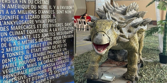 Exposition pour les familles - l'histoire des Dinosaures au Parc des Expositions de Poitiers
