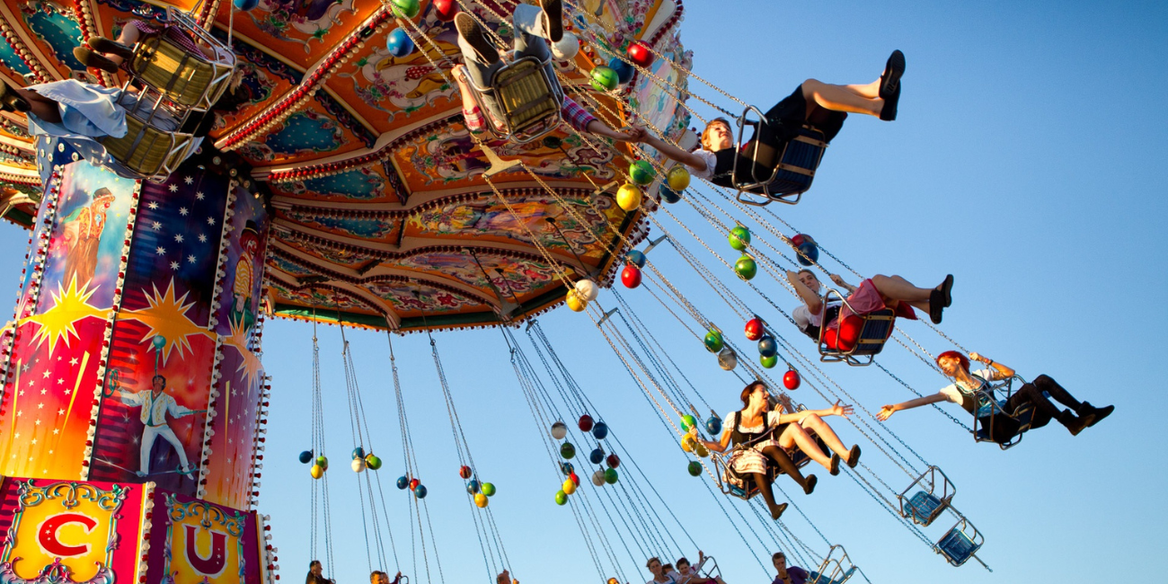 Fête foraine au Parc de Blossac à Poitiers 