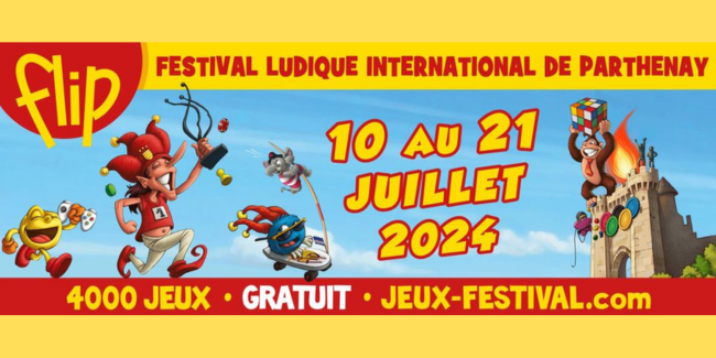 Festival Ludique International de Parthenay édition 2024 Festival Ludique International de Parthenay