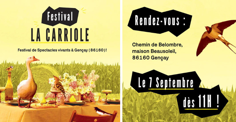 Festival La Carriole : une journée de spectacle vivant à Gençay