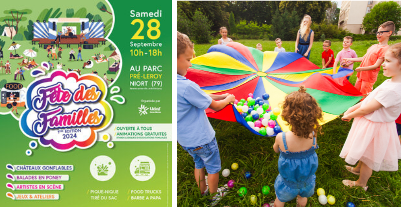 1ere fête des familles à Niort - une journée de jeux 100% famille