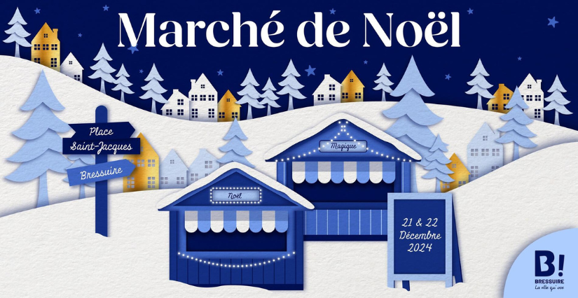 Retrouvez le traditionnel marché de Noël de Bressuire