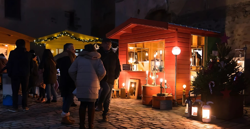 Marché de Noël en famille à Parthenay