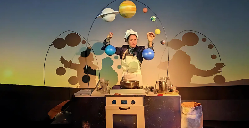 Spectacle " Des étoiles dans le pudding" au planétarium de l'Espace Mendès France à Poitiers