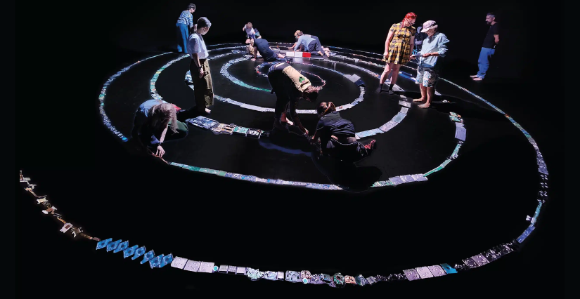 Installation immersive "E-Galaxy" à l'Espace Mendès France de Poitiers