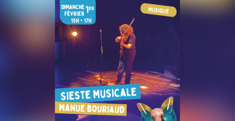 Sieste musicale à la Maison des 3 Quartiers à Poitiers