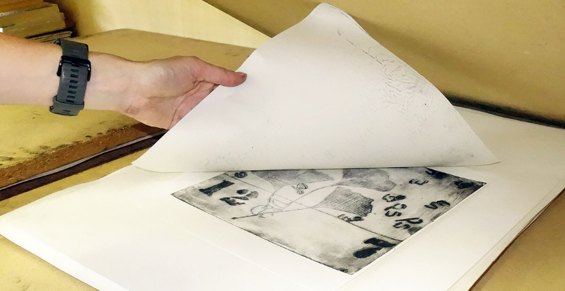 Stage de gravure "paysage et cartographie" à l'école des Beaux-Arts de Poitiers