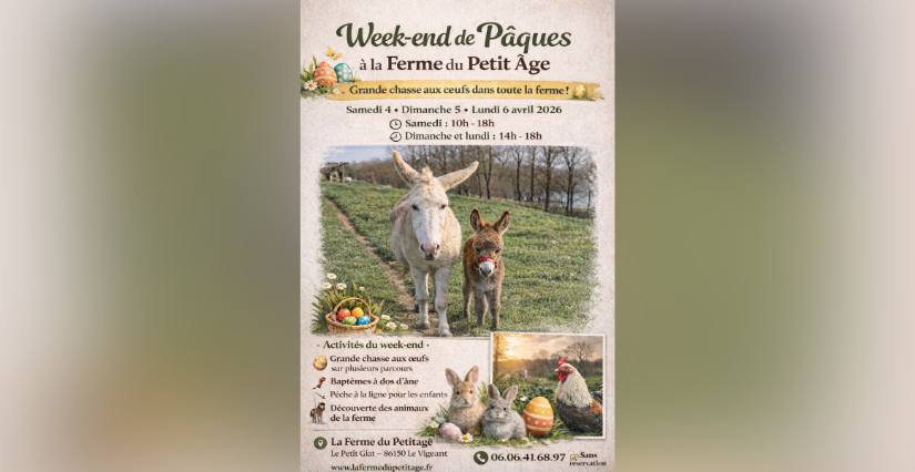 Animations de Pâques à la Ferme du Petit Age