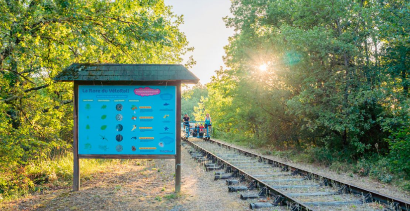 "Les balades crépusculaires d'été", parcours au Vélorail de Chauvigny 
