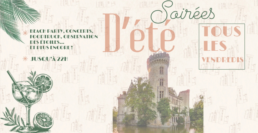 Les Soirées d'été au Château de la Mothe-Chandeniers