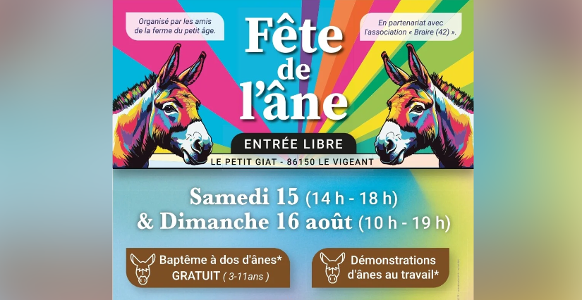 Fête de l'âne à la Ferme du petit âge