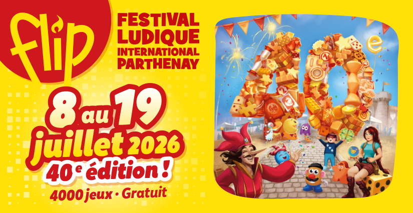 C'est la 40e édition du FLIP, le Festival ludique international de Partenay !