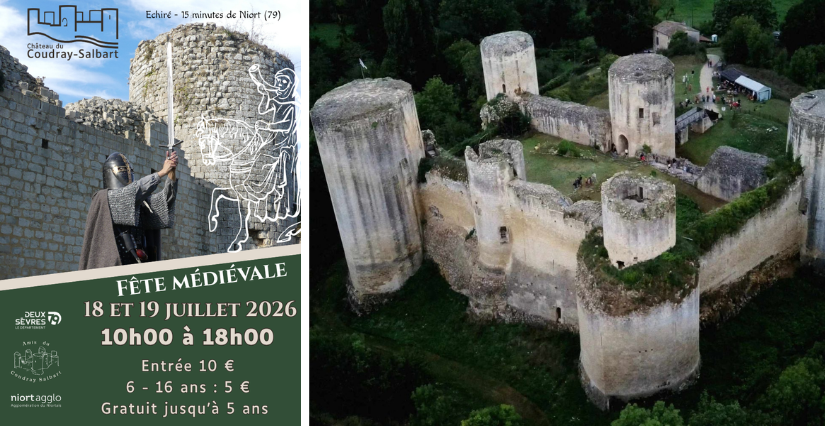 Fête médiévale "Sextilis" au château du Coudray-Salbart à Échiré